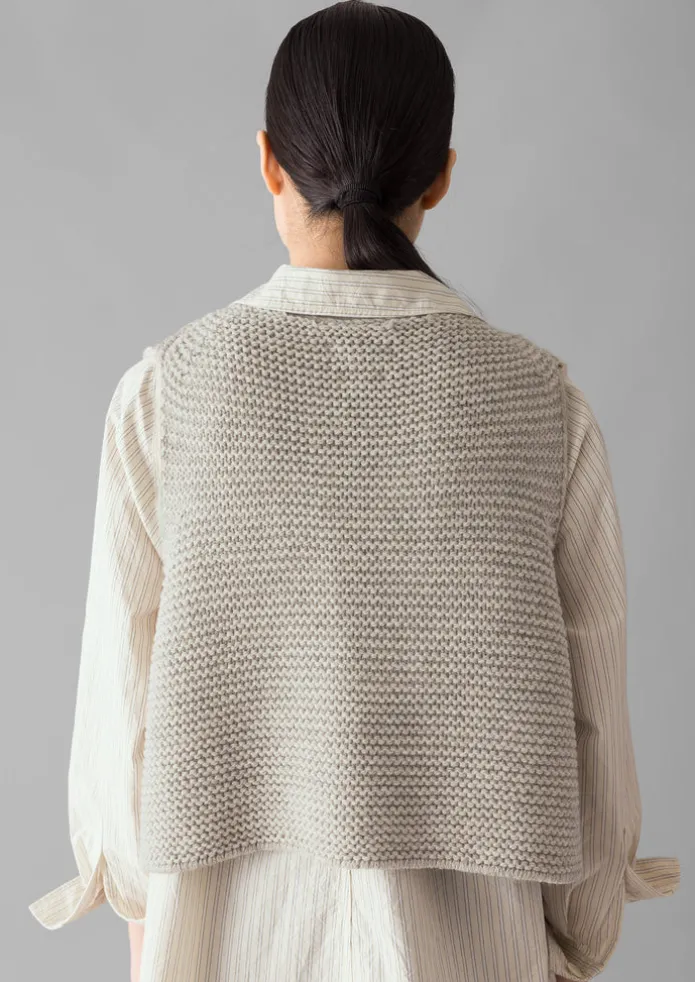 Textured Knit Gilet