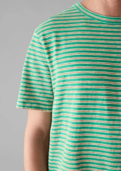 Theo Organic Cotton Stripe Short Sleeve Tee