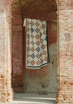 Tile Cotton Patchwork Quilt