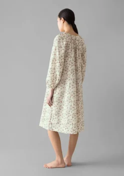 Trellis Floral Block Print Nightdress