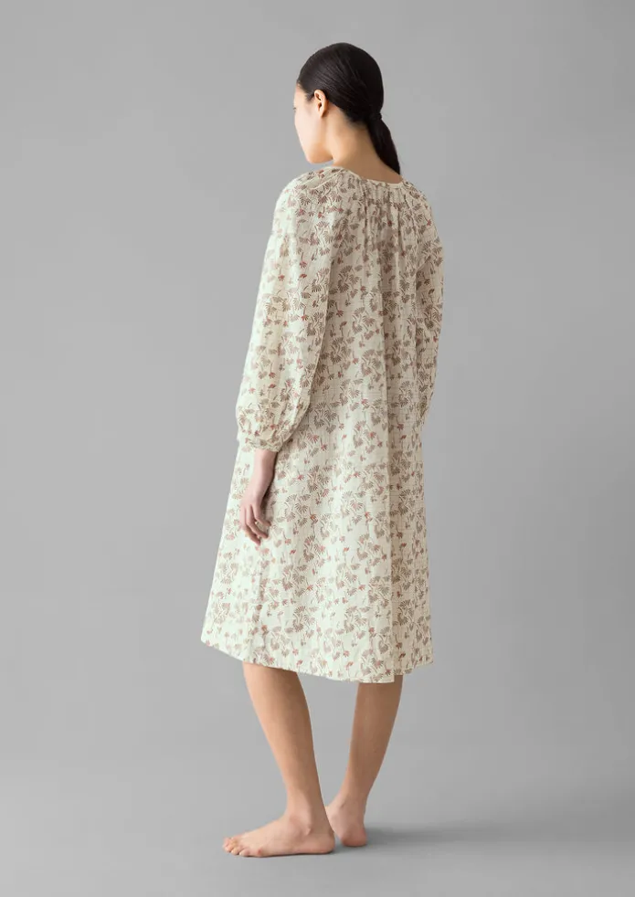 Trellis Floral Block Print Nightdress