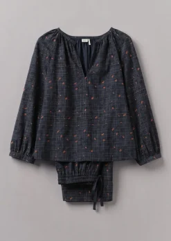 Trellis Floral Block Print Pyjamas