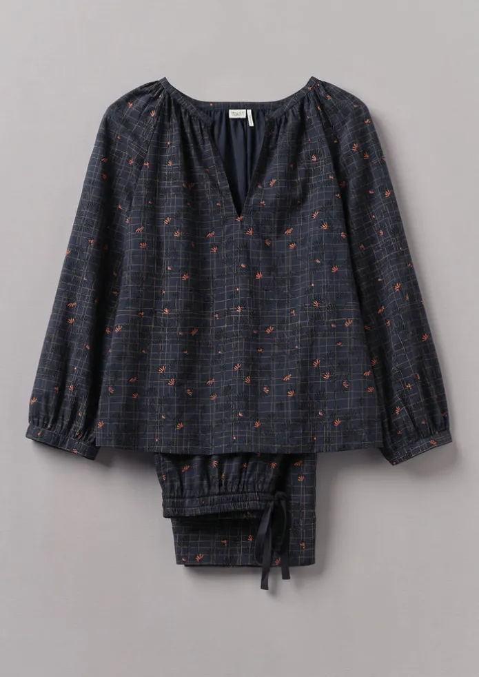 Trellis Floral Block Print Pyjamas