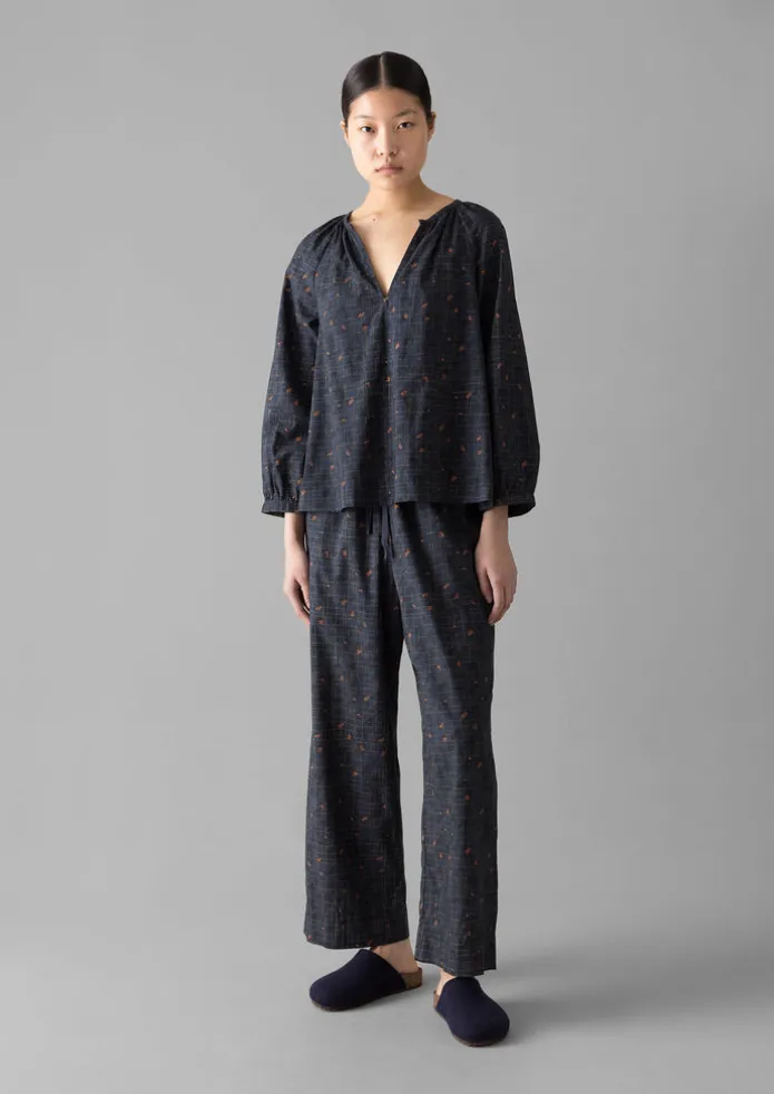 Trellis Floral Block Print Pyjamas