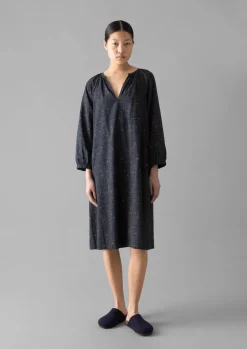 Trellis Floral Block Print Nightdress