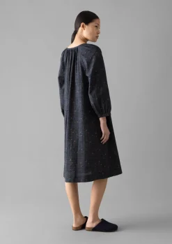 Trellis Floral Block Print Nightdress