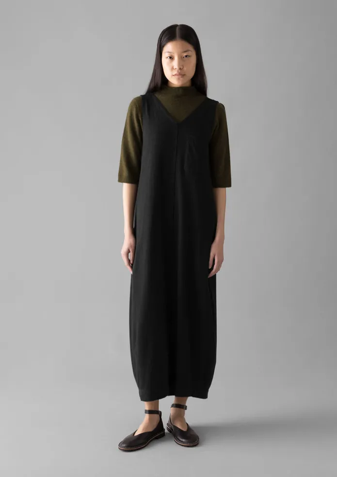 V-Neck Cotton Jersey Dress