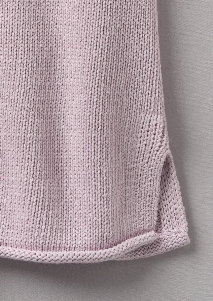 V-Neck Linen Cotton Knitted Tank