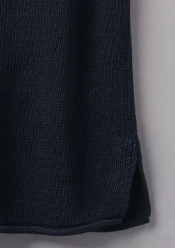 V-Neck Linen Cotton Knitted Tank