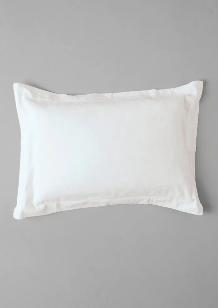 Washed Linen Cotton Oxford Pillowcase Set