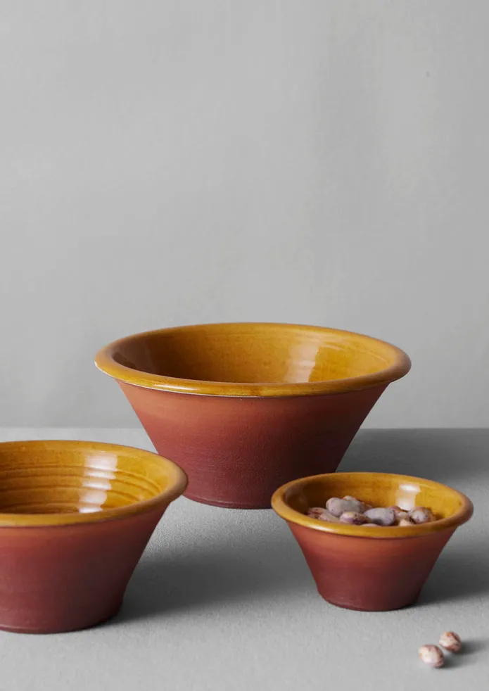 Willow Pottery Nesting Bowls
