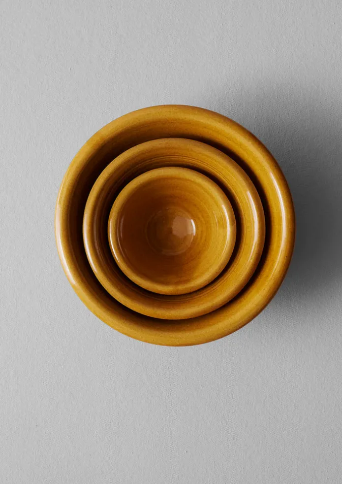 Willow Pottery Nesting Bowls