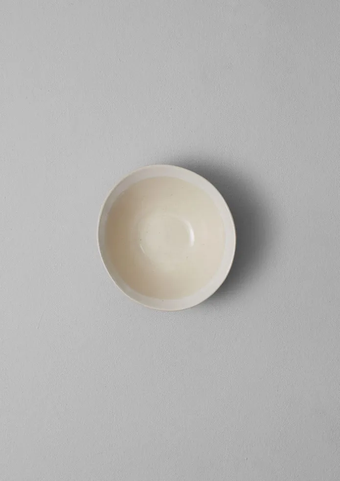 Wonki Ware White Wash Pudding Bowl