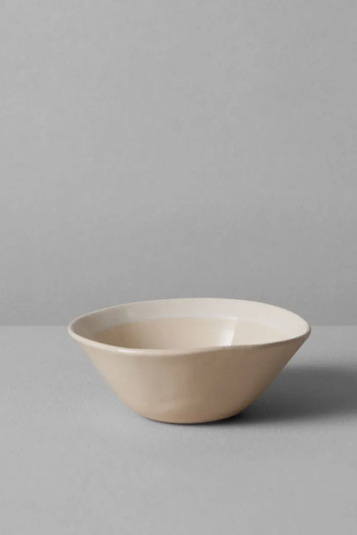 Wonki Ware White Wash Pudding Bowl