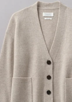 Wool Cashmere Boxy Cardigan