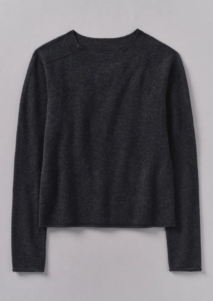 Wool Cashmere Neat Sweater