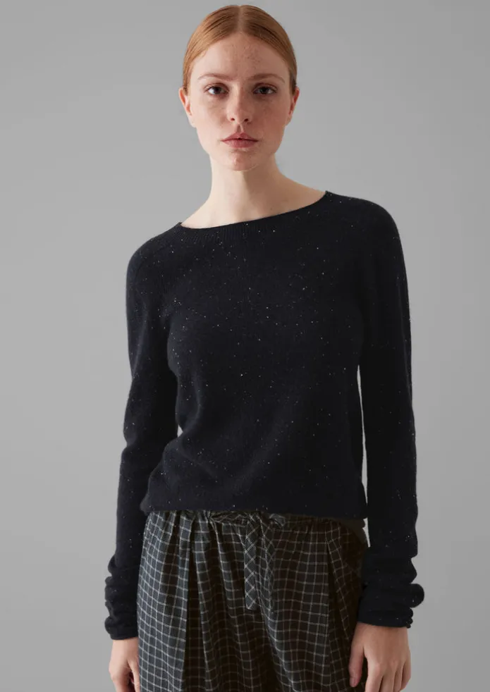 Wool Cashmere Neat Sweater