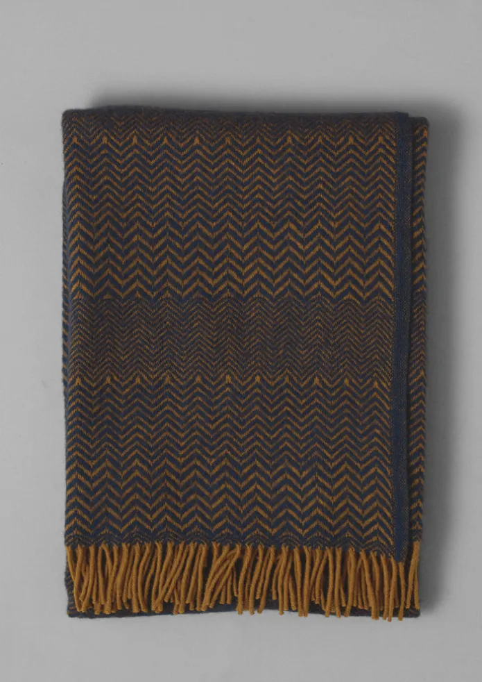 Zig Zag Wool Blanket